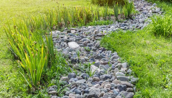 River Rock Garden Installation in Gilbert