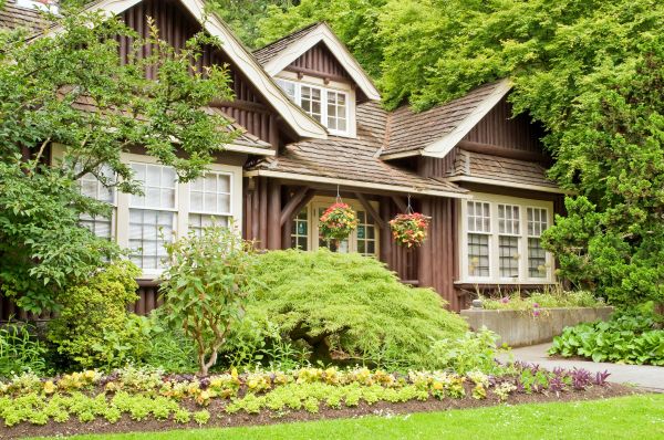 Log Home Landscaping in Gilbert